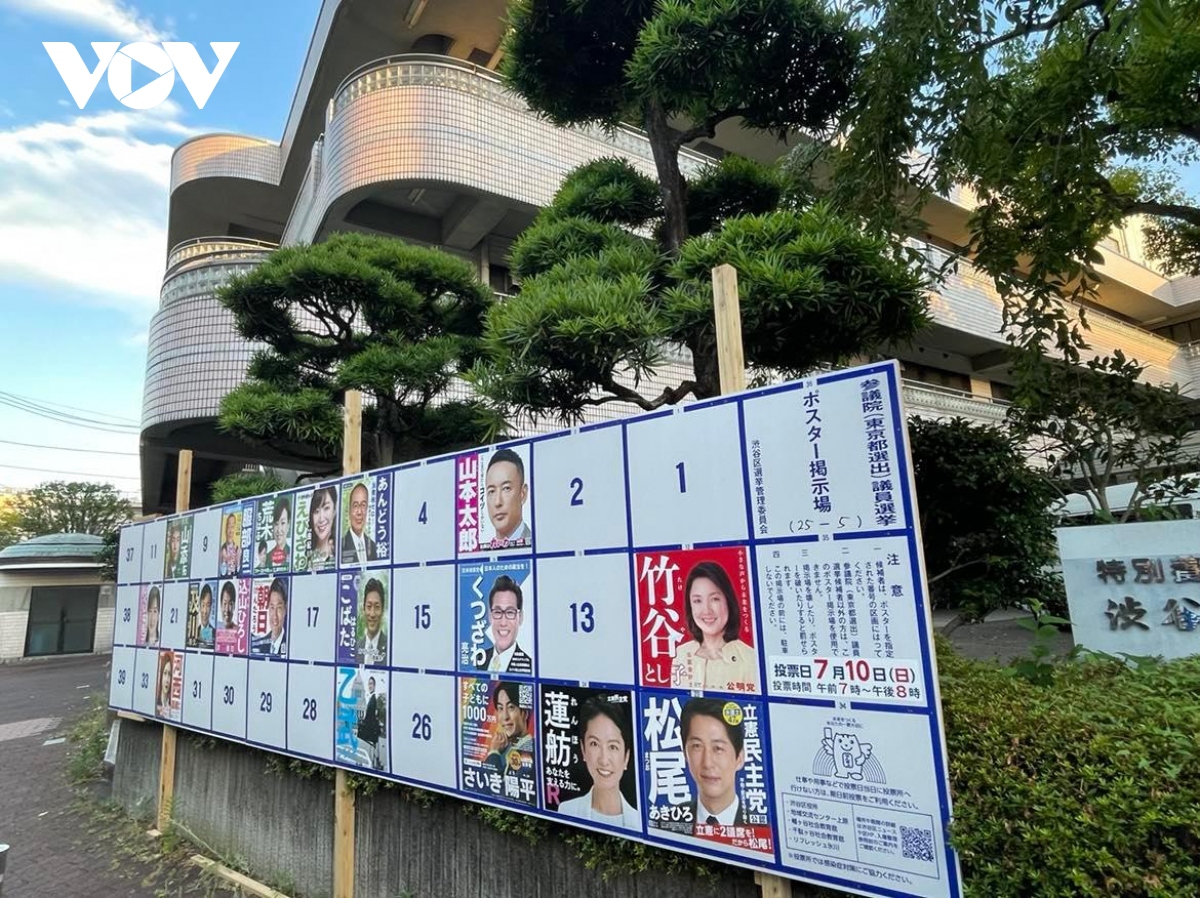 Bầu cử Thượng viện Nhật Bản diễn ra an toàn sau vụ ám sát ông Abe